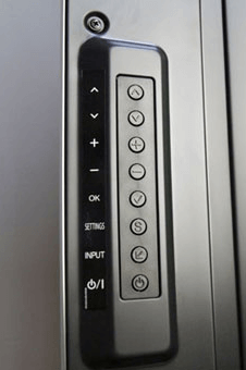 Use LG TV physical buttons to adjust the TV volume