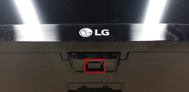 Physical Power button on LG TV