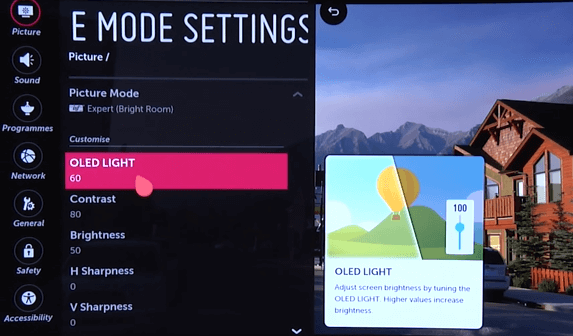 Adjust your LG TV picture settings