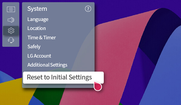 Factory Reset your LG Smart TV