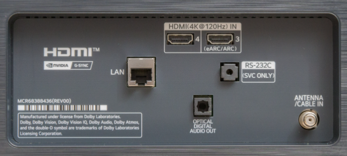 Check HDMI Ports on your LG TV