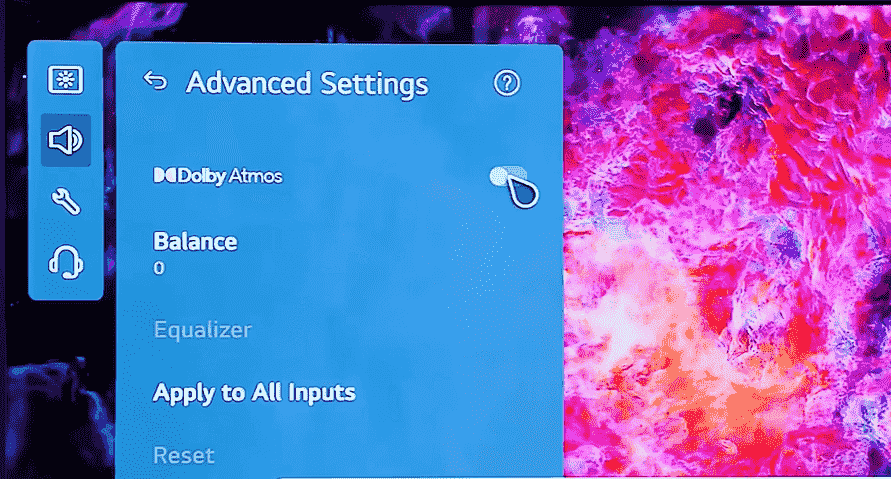 Enable Dolby Atmos on LG TV